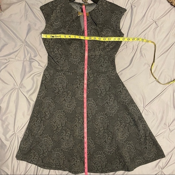 🔵 Gray Cap Sleeve Dress Size S - Picture 9 of 9